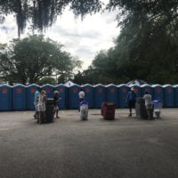 Port-A-Johns at Blue Crab Festival